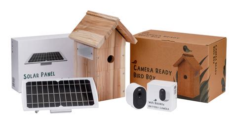 wireless bird box solar panels